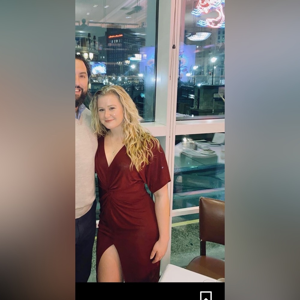 Fashion Nova, date night, knot dress. Size M